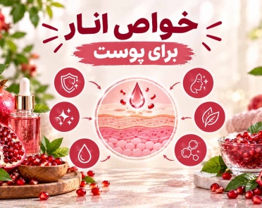 خواص انار برای پوست